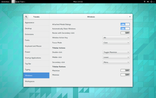 ͼ 1: Adding the minimize button back to the GNOME 3 windows.