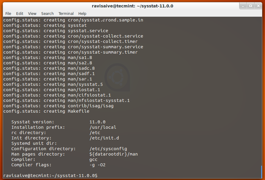 Configure Sysstat in Linux