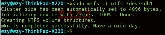 ubuntuʽfdiskmkfsļϵͳ5