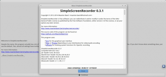 Simple Screen Recorder 0.3.1