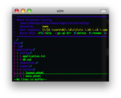 vim screenshot