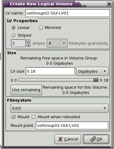 CentOS+LVM+Celerra iSCSI