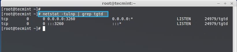 Find iSCSI Port