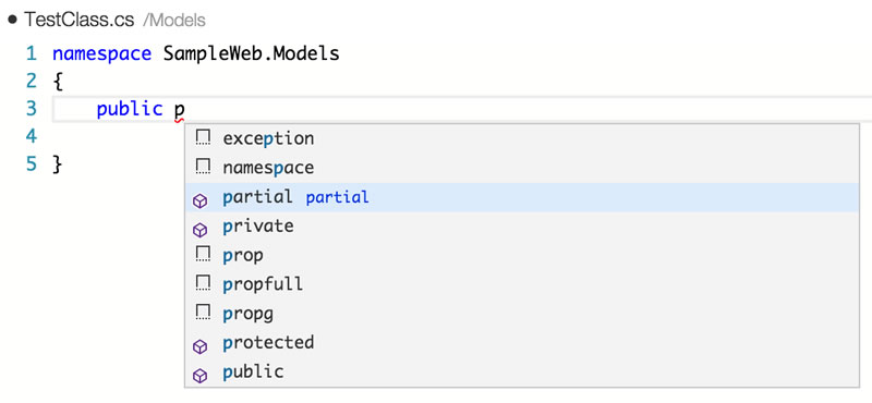 IntelliSense