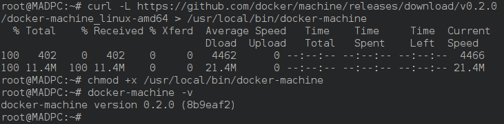 Installing Docker Machine