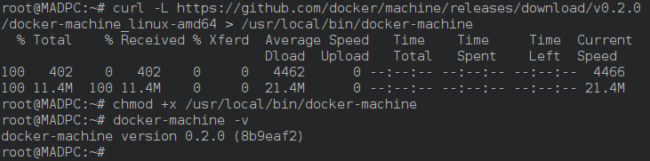 װ Docker Machine