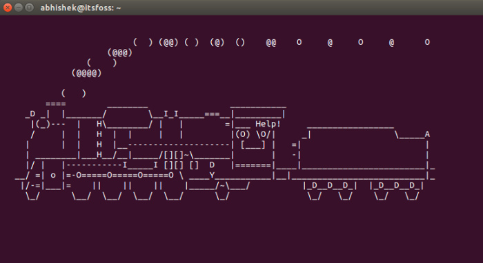 Linux Terminal Train