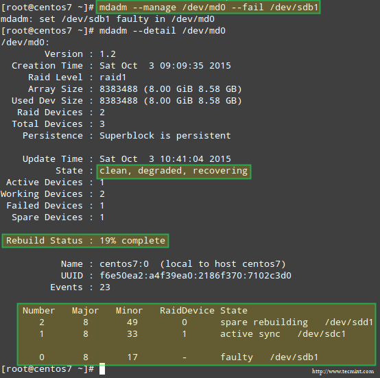 Recover and Rebuild Raid Data