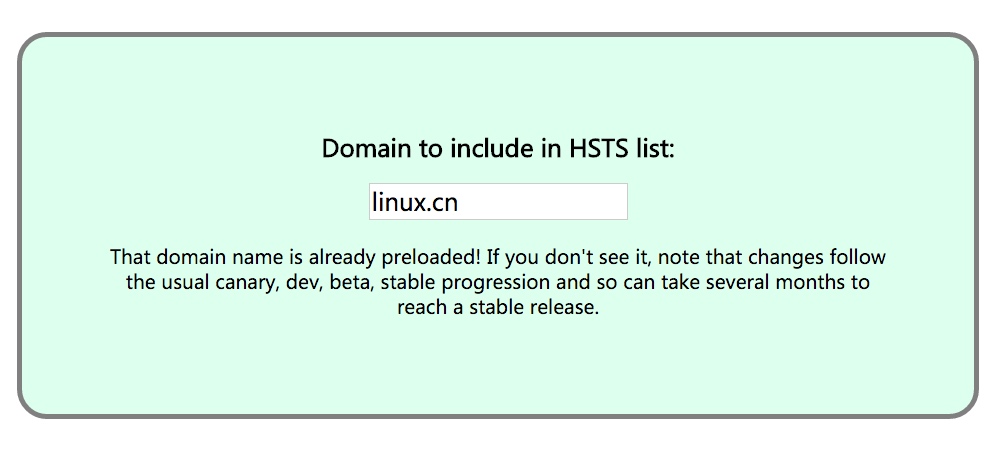 linux.cn  HSTS Ԥб