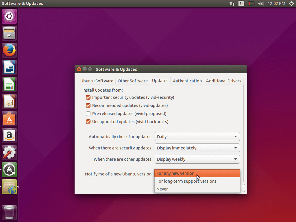 Ubuntu Update Notify