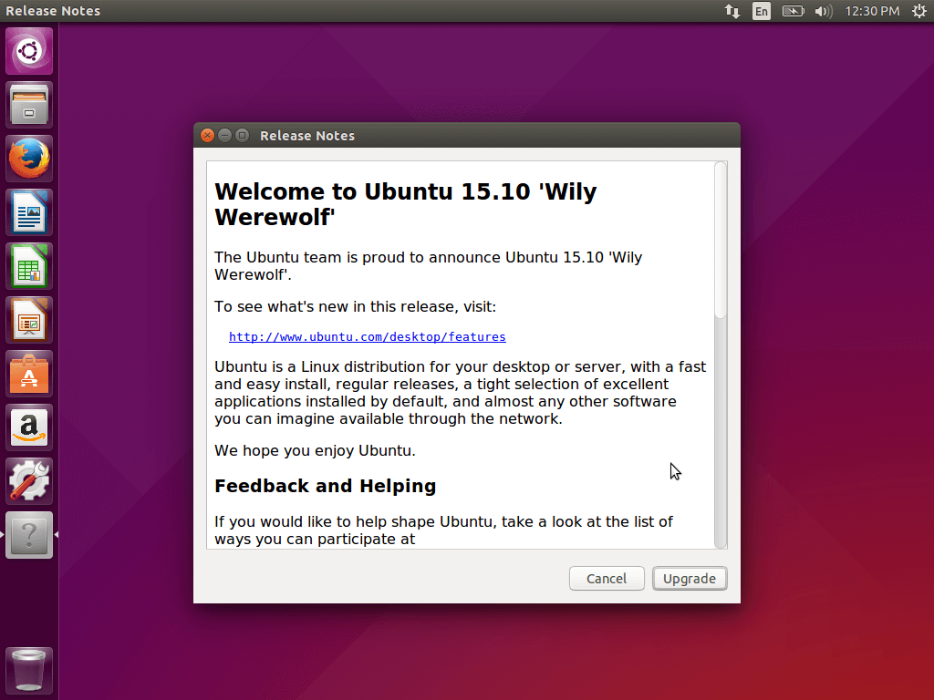 Ubuntu Upgrade Release Notes