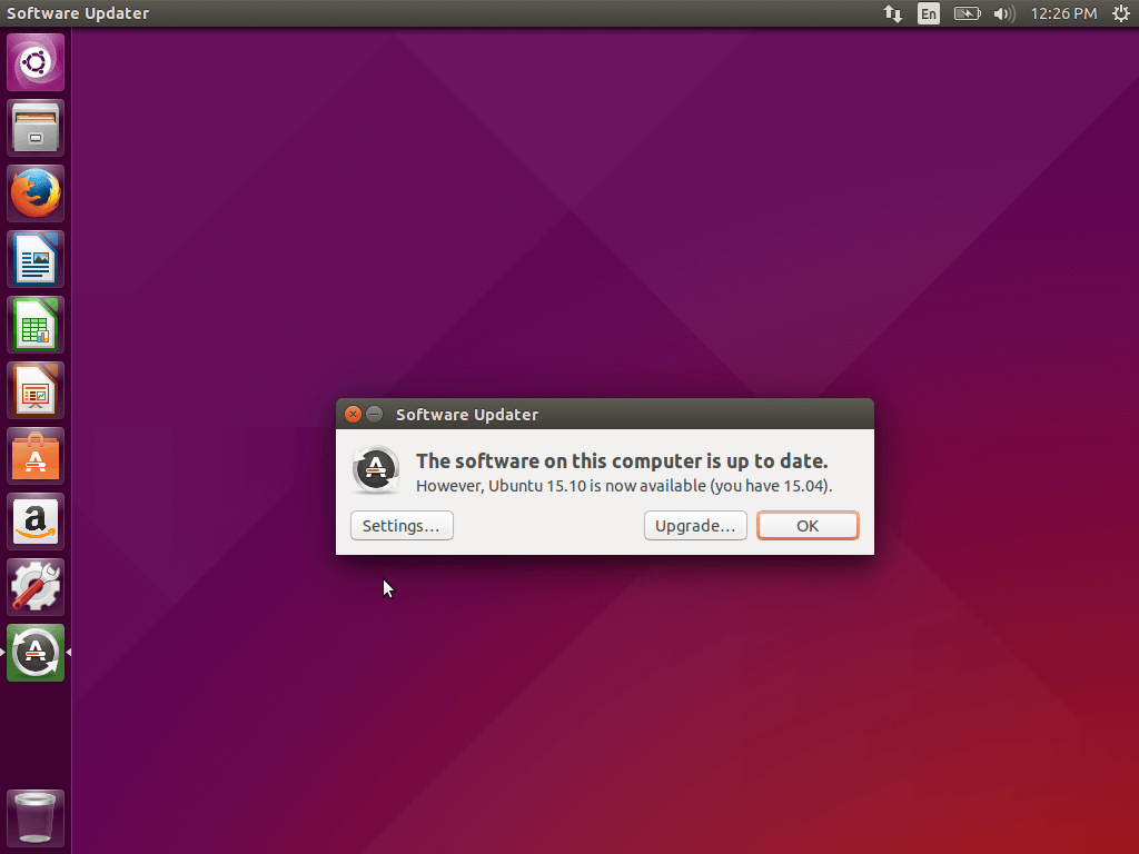 Ubuntu 15.10 Available to Upgrade