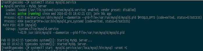 systemctl鿴MySQL״̬