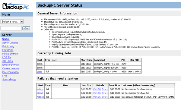 BackupPC Server