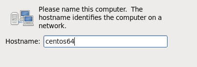 Select hostname Centos 6.4