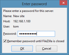 FileZilla_enter_password