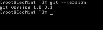 检查 Git 安装的版本