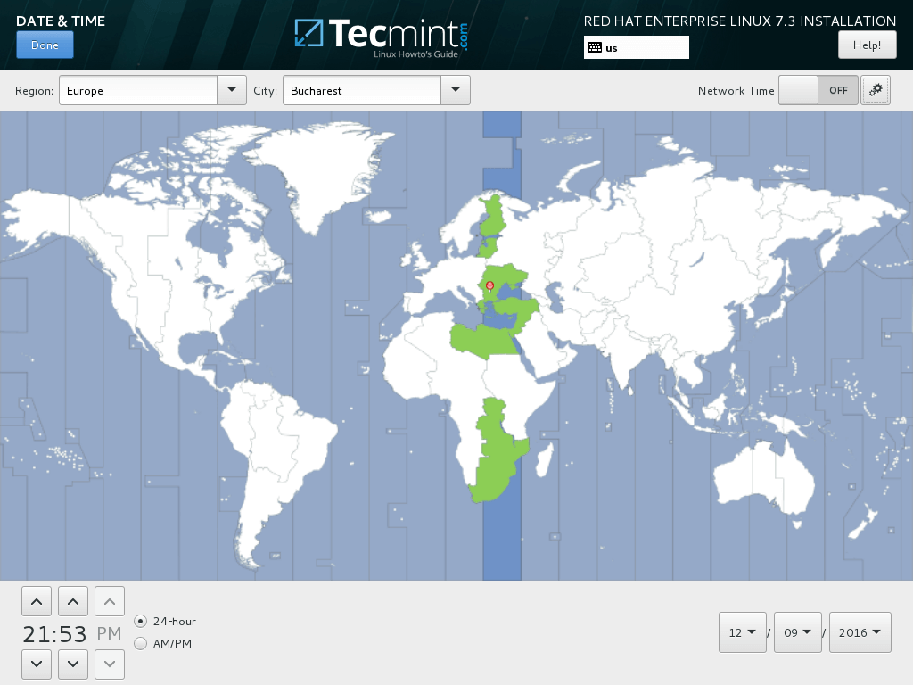 ѡ RHEL 7.3 ںʱ