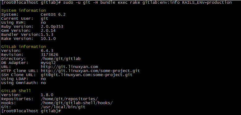 centos6װgit(gitlab6.4) - 5  | 伣Linux