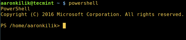  Linux  PowerShell