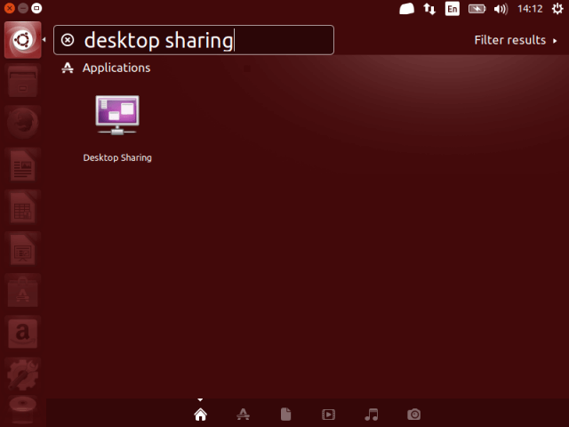  Ubuntu  Desktop sharing