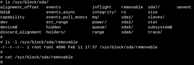 sysfs еļȷеʵÿԣҿǿɶġдģ߼֮ļеġ0ʾ SSD ƶĴ洢豸